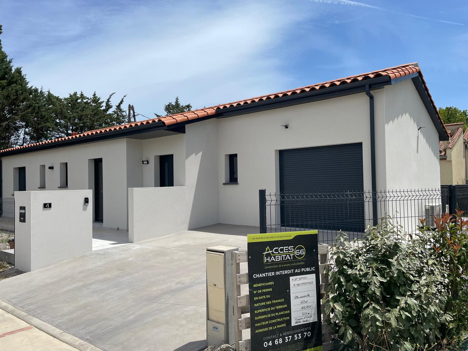 Magnifique Villa lumineuse T4 de plain-pied en 4 faces au pied du canigou