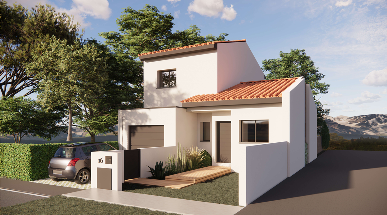 Villa de plain-pied sur Thuir